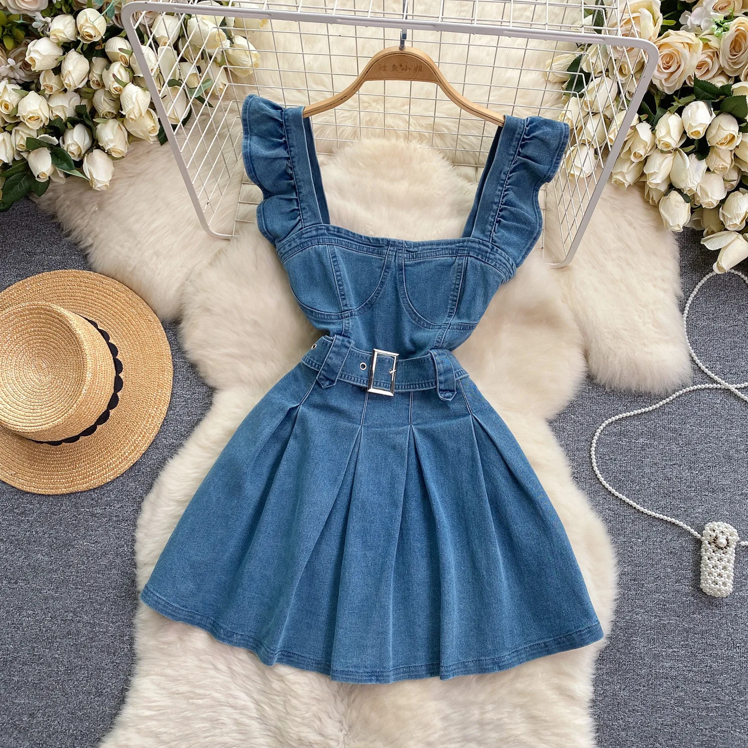 Maxi Dress Halter - Korean Version of The College Style