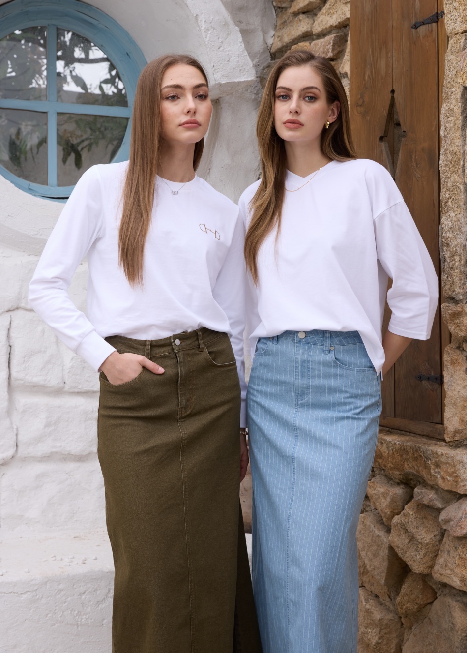 AS SS26 oversize loose T-shirt - Linen Dress Wrap review and price