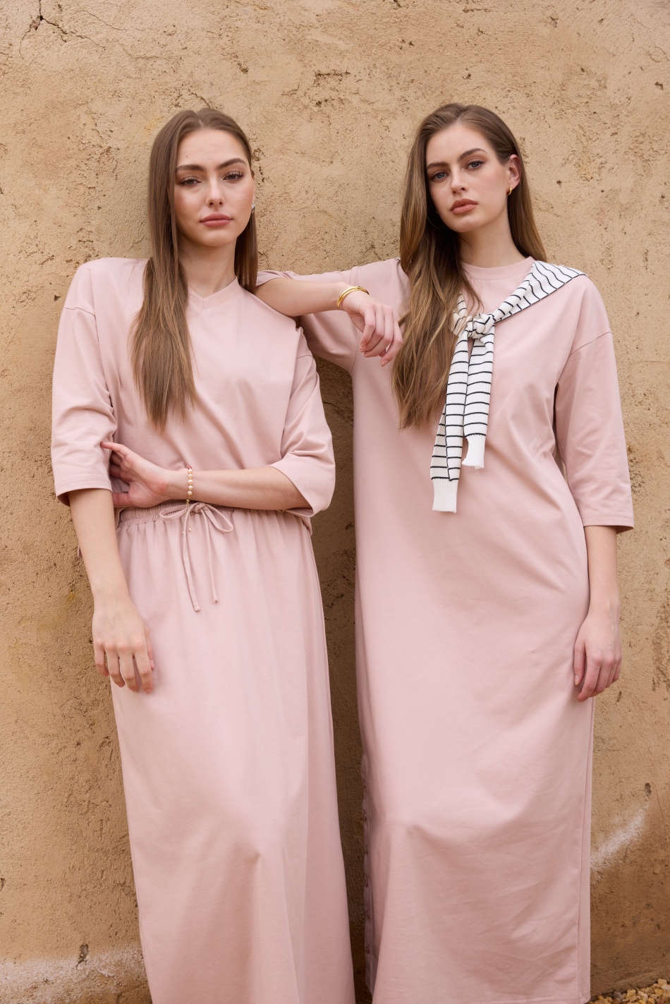 AS SS26 oversize loose T-shirt - Linen Dress Wrap review and price