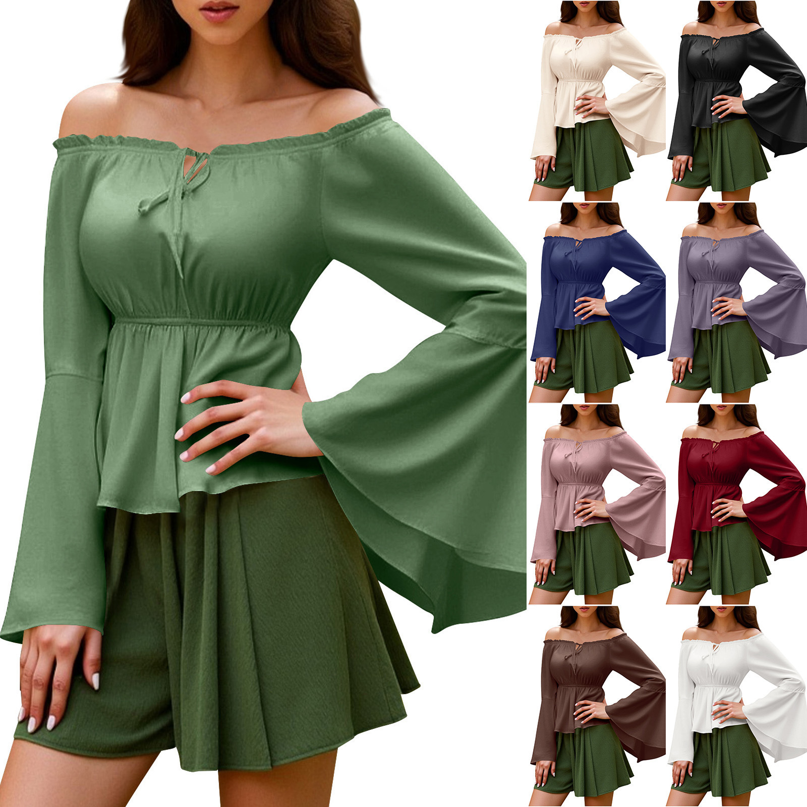 Womens Blouse Gothic Renaissan - Blouse Off Shoulder review and price