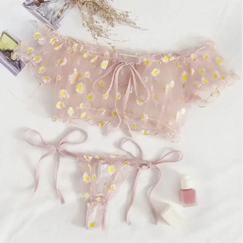 Sexy Women's Underwear Lace Fl - Bralette Triangle Set review and price
