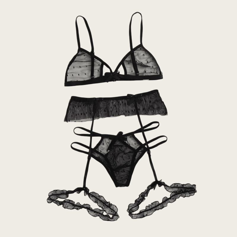 Bra set Women Sexy Mesh Linger - Bralette Triangle Set review and price