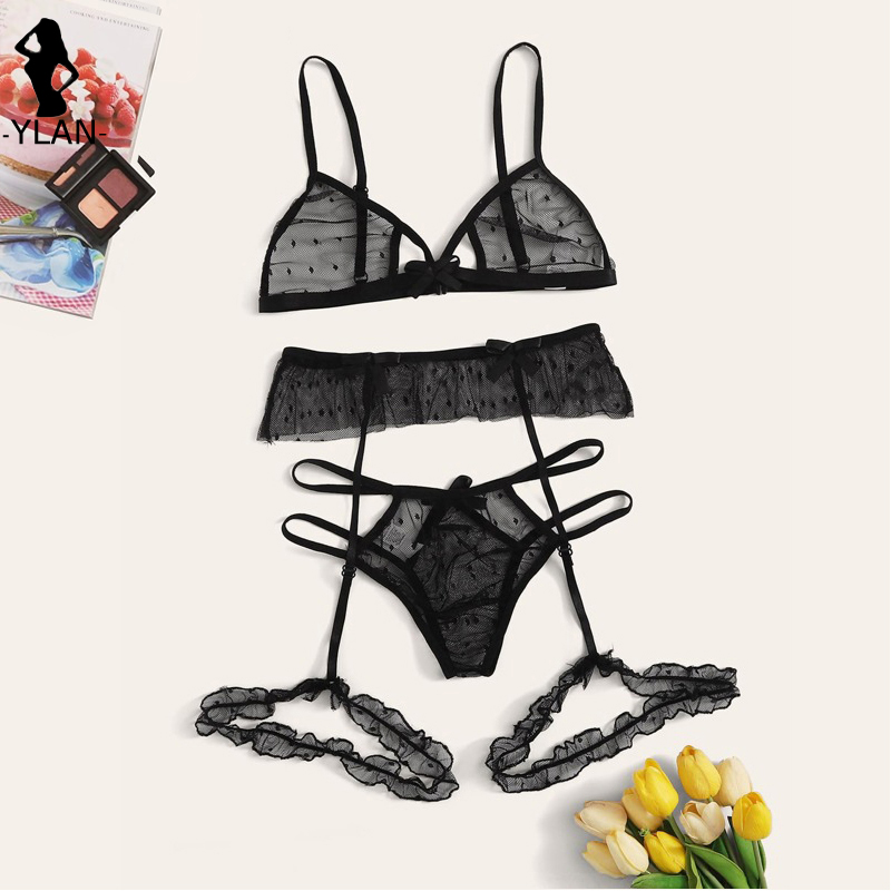 Bra set Women Sexy Mesh Linger - Bralette Triangle Set review and price