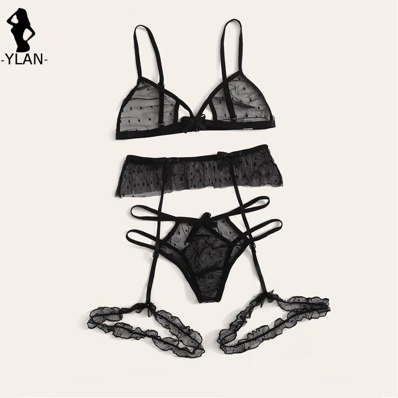 Bra set Women Sexy Mesh Linger - Bralette Triangle Set review and price