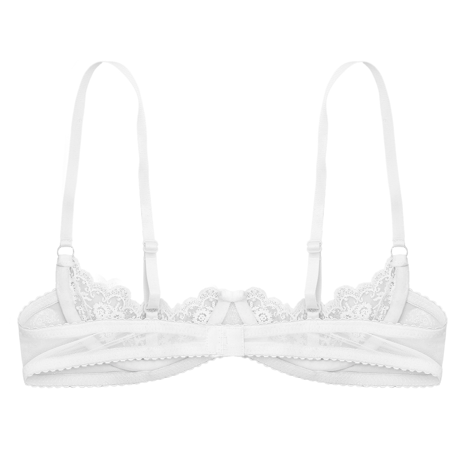 Women's Floral Lace Quarter Cu - Bralette Triangle Set review and price