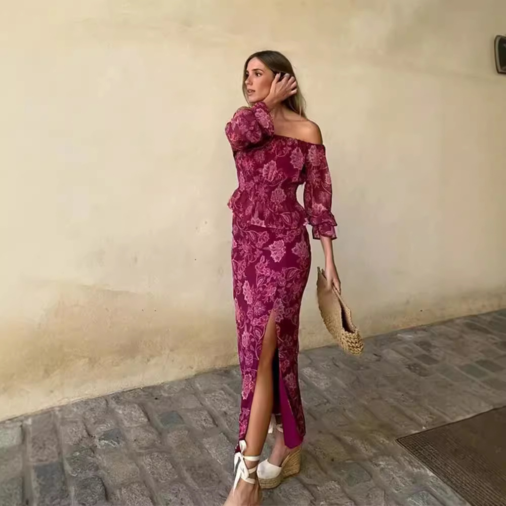 Women's Fashion Printed Off-Sh - Blouse Off Shoulder review and price