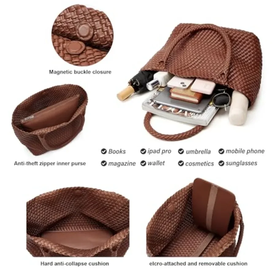 BOYATU Woven Tote Bag for Wome - Tote Bag Beach review and price