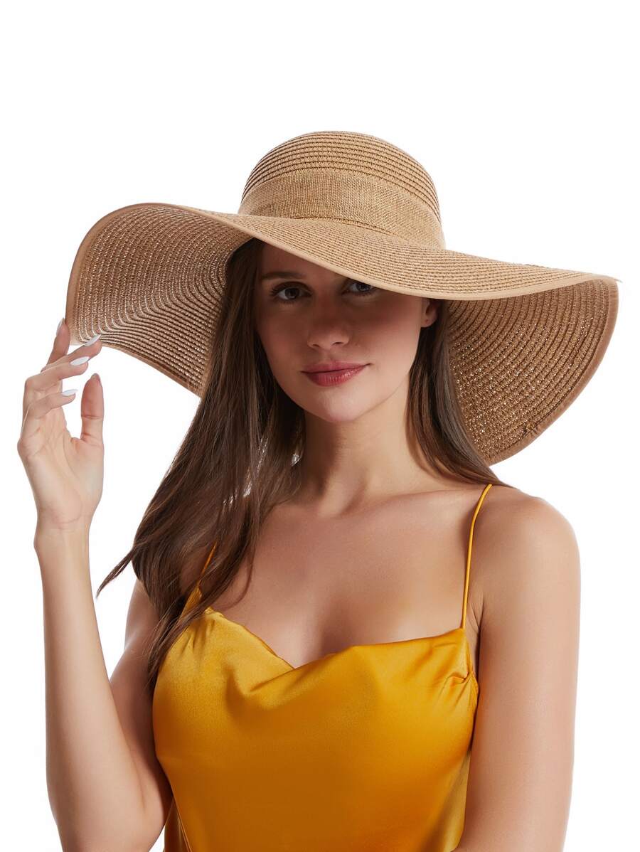 Womens Wide Brim Floppy Straw  - Hat Floppy Wide review and price