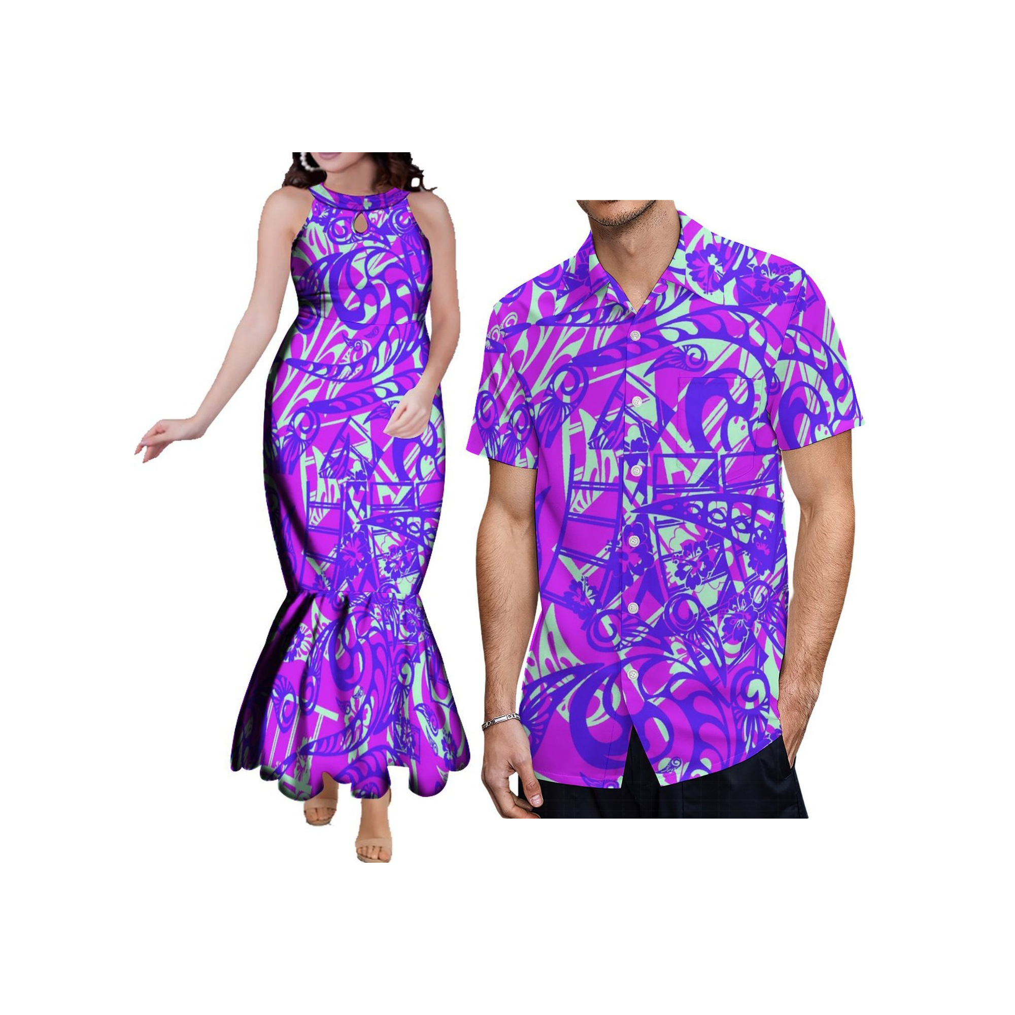 Customized Couples Clothes Big - Maxi Dress Halter review and price