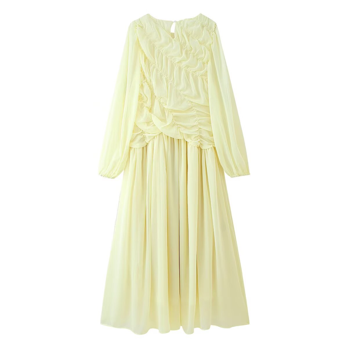 Autumn Long Sleeve Dresses 202 - Linen Dress Wrap review and price