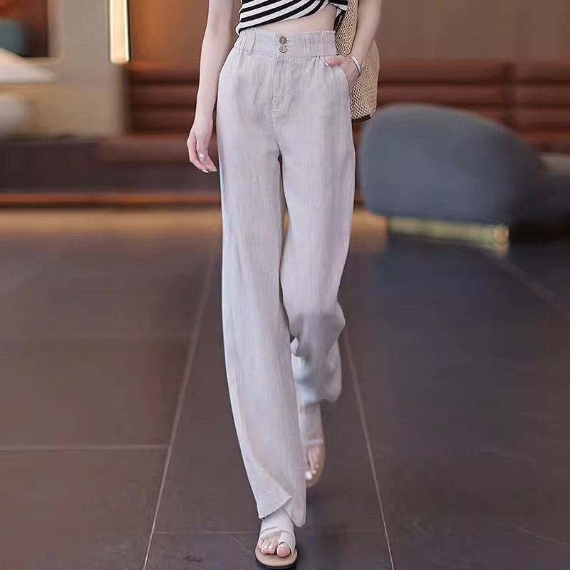 Summer Cool Linen Straight Pan - Linen Pant Wide review and price