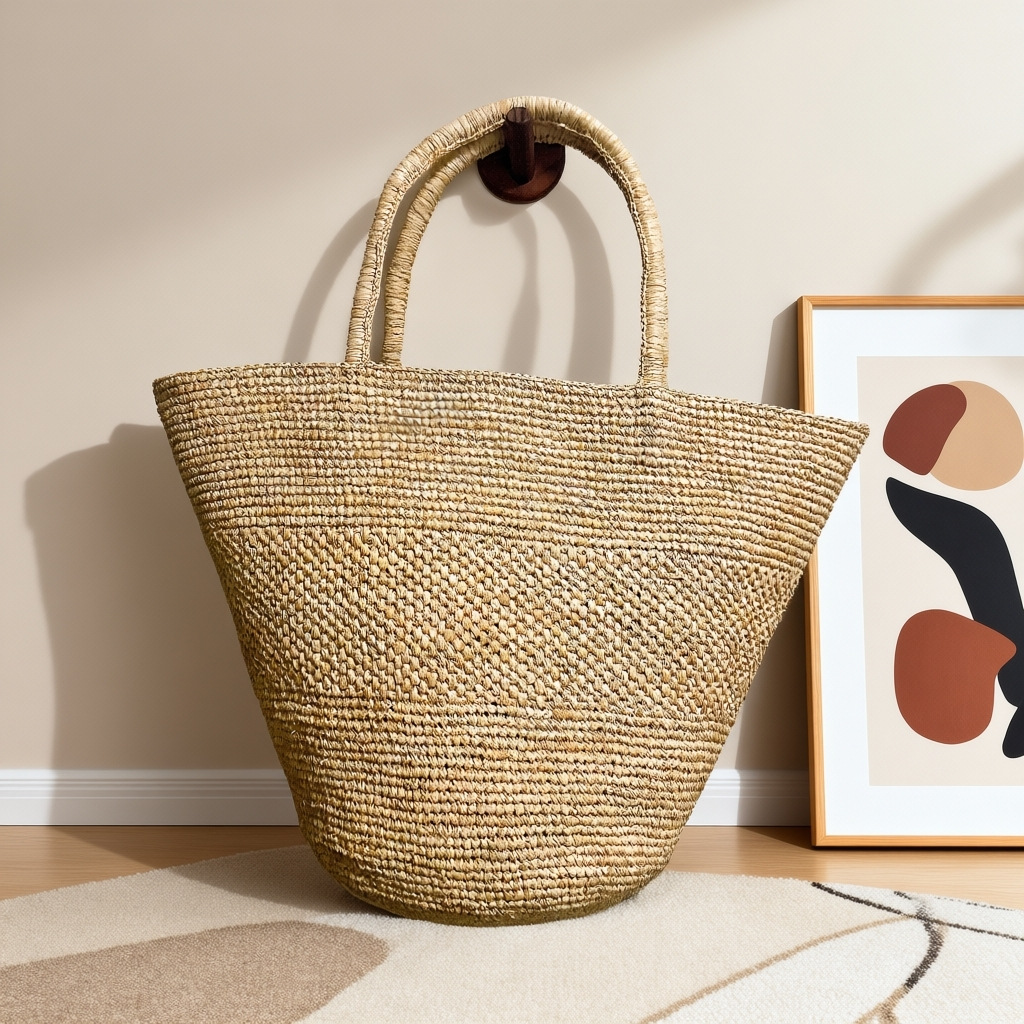 Large Capacity Raffia Straw Ba - Crochet Bag Raffia review and price