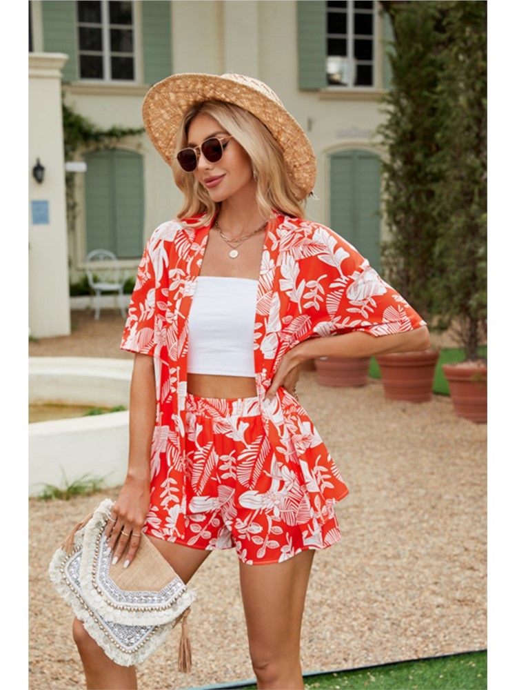 Summer Casual 2 Piece Set Wome - Romper Floral Print review and price