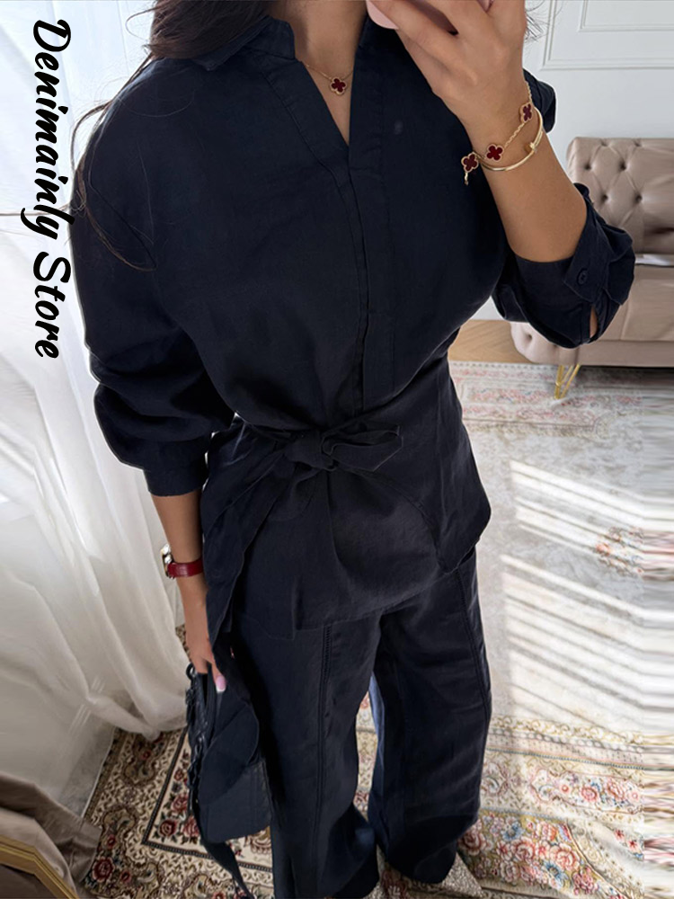 Casual Women's Linen Pants Set - Linen Pant Wide review and price
