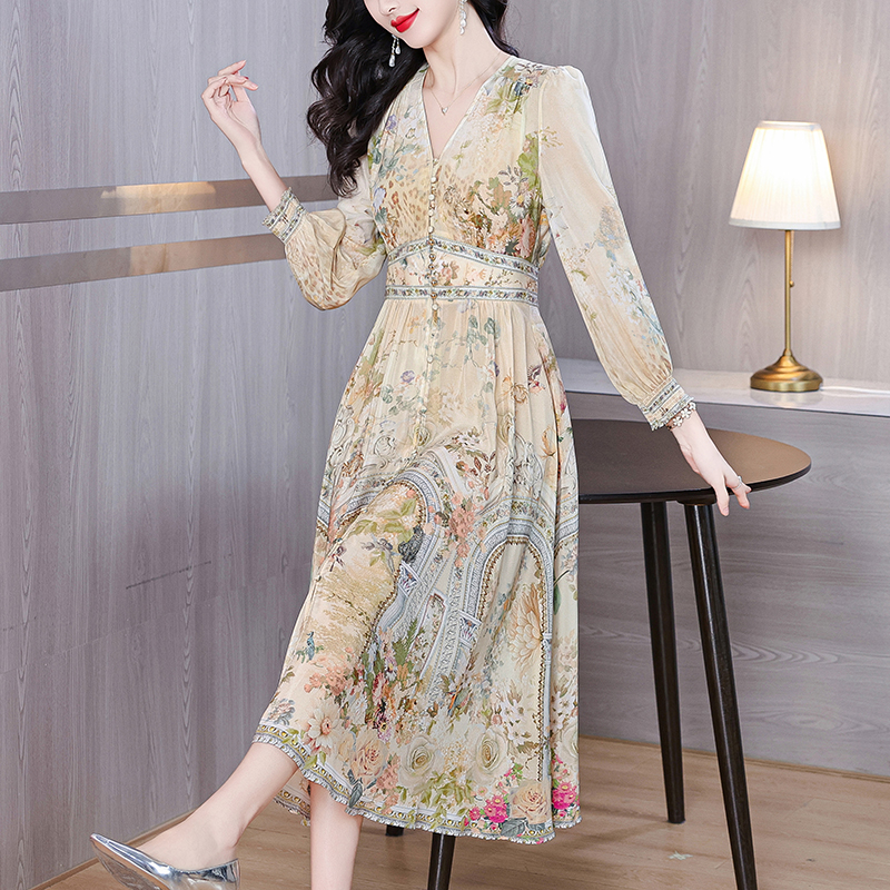 Summer Luxury Silk Floral Beac - Midi Skirt Floral review and price