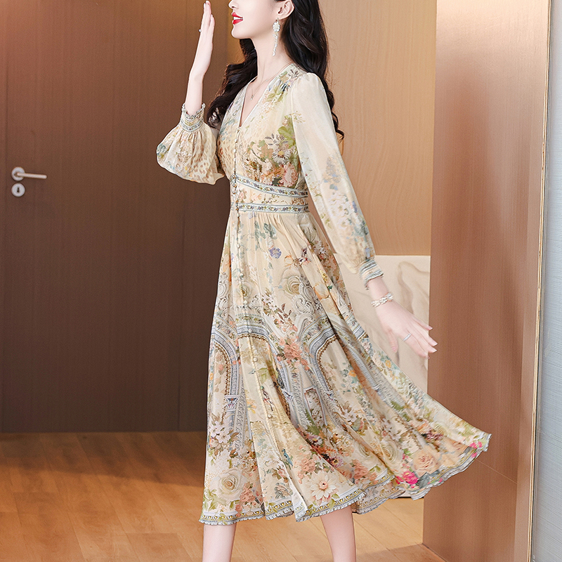 Summer Luxury Silk Floral Beac - Midi Skirt Floral review and price