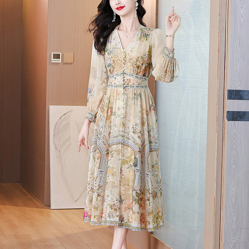 Summer Luxury Silk Floral Beac - Midi Skirt Floral review and price